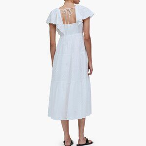 Madewell Flutter Sleeve Maxi Dress